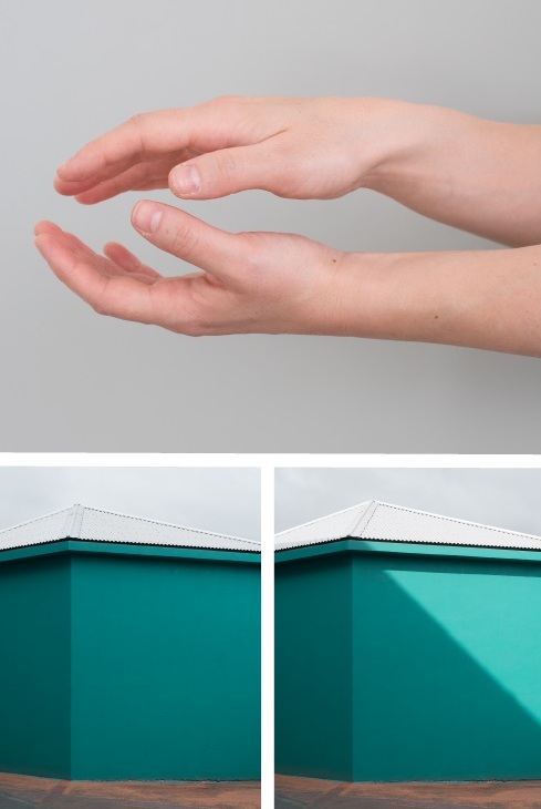 Fotografia de dues mans, amb els palmells enfrontats